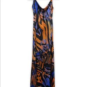 Multicolor Slip Dress